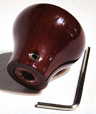 UP Dash Control Knob Fan Air 1" Purple Glossy Sticker Wood Knob #23539 Each