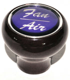 UP Dash Control Knob Fan Air 1" Purple Glossy Sticker Wood Knob #23539 Each