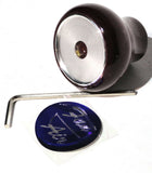 UP Dash Control Knob Fan Air 1" Purple Glossy Sticker Wood Knob #23539 Each