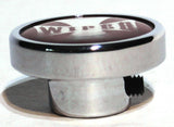 UP Wiper Control Knob Chrome Aluminum w/ Red Maltese Cross Sticker #23628