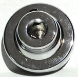 Wiper Control Knob Chrome Aluminum w/ Green Maltese Cross Sticker UP#23626