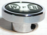 Wiper Control Knob Chrome Aluminum w/ Green Maltese Cross Sticker UP#23626