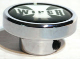 Wiper Control Knob Chrome Aluminum w/ Green Maltese Cross Sticker UP#23626
