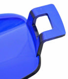 GG Door Oval Light Lens Passenger Side for Kenworth 2006-14 Blue Plastic #67921