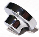 UP Washer Control Knob Chrome Aluminum w/ Purple Maltese Cross Sticker #23621