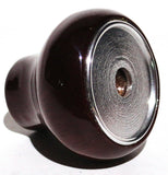 UP Dash Control Knob Wiper 1" Purple Glossy Sticker Wood Knob #23557 Each