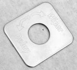GG Switch Plate for Freightliner Wiper Delay Stainless Steel Block Letter #68775
