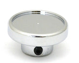 UP Panel Lights Control Knob Chrome Aluminum w/ Silver Maltese Sticker #23617