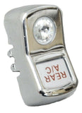 UP Rocker Switch Actuator Cover Rear A/C for Peterbilt 2006+ Clear Jewel #45172