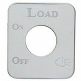 UP Switch Plate for Kenworth Load Lights Stainless Steel Etched Letters #48262