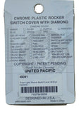 UP Rocker Switch Actuator Cover Floor Light for Peterbilt 06+ Blue Jewel #45091