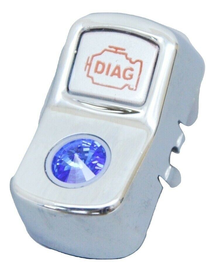 UP Rocker Switch Actuator Cover Diagnostic for Peterbilt 2006+ Blue Jewel #45067