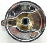 UP Engine Shutdown Timer Knob for Peterbilt Amber Jewel Chrome Plastic #41257