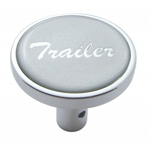Air Brake Trailer Knob Pin Mount Silver Glossy Sticker 1 1/2" Tall UP#23347
