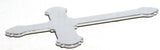 cut out cross small chrome tape mount for Peterbilt  Kenworth Freightliner Ford