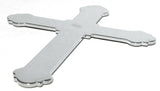 cut out cross small chrome tape mount for Peterbilt  Kenworth Freightliner Ford