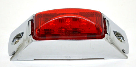 GG Rectangular 3 LED Marker Light Red LED/Red Lens Plastic Body #87685 Each