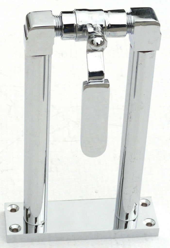 GG Train Horn Air Valve Floor Mount Stand Chrome & Brass 7" Tall #69979