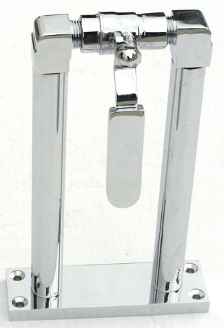 GG Train Horn Air Valve Floor Mount Stand Chrome & Brass 7" Tall #69979