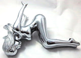 Hood Ornament Sitting Nude Lady for Flat Surface Hood Chrome 2 Stud Mnt GG#48410