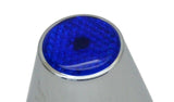 UP Lug Nut Covers 33mm Push-on Bullet Slotted Blue 2 3/4" #10073 Set of 20