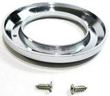 UP Light Bezel/Trim for 2 1/2" Round Light Plain Plastic 2 Screw #10459 Each