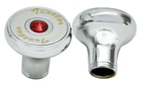 Air Brake Knobs Deluxe Screw-On Tractor/Trailer Red Jewel HTS3543-R, 3544-R