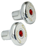 Air Brake Knobs Deluxe Screw-On Tractor/Trailer Red Jewel HTS3543-R, 3544-R