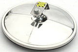 mirror fender mount tripod 8" center mount stainless for Freightliner Kenworth
