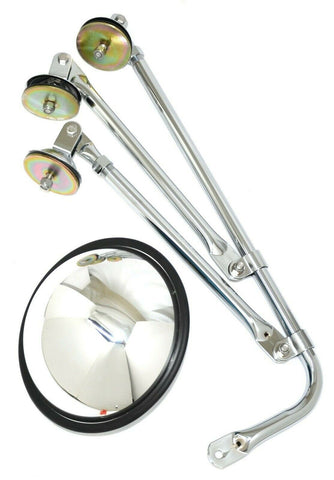 Fender Mount Tripod w/ 8.5" Mirror Assembly Chrome Plated GG#33324 Each