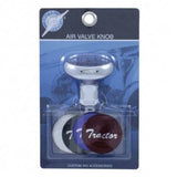 UP Deluxe Air Brake Tractor Knob Screw-on Chrome Body with 4 Stickers #22989