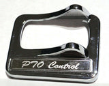 Rocker Switch Cover for Peterbilt PTO Chrome Plastic Etched SS Plaque UP#40974