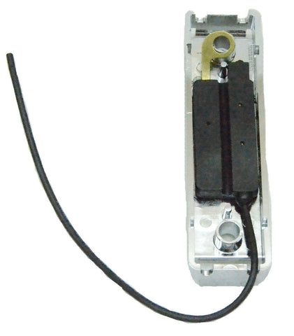 Light mounting base medium rail slim lite rectangular chrome plastic 4x1