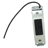 Light mounting base medium rail slim lite rectangular chrome plastic 4x1