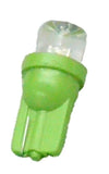 UP LED Bulb No. 194 Tube Style 1 LED Wedge Base Green #38263- 2 Pack