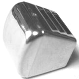 GG A/C Heater Control Slider Knob Universal Fit Chrome Plastic #68333 Each