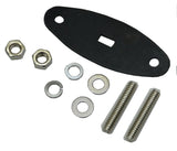 Hood Ornament Swan Bugler Chrome Flat Surface 2 Hole Mount 7 1/8" Tall GG#48010