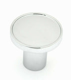 UP Air Brake Knob Tractor Screw-On Chrome w/ Purple Maltese Cross Sticker #23657