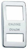 HTS Rocker Switch Trim for Western Star Engine Diagn Chrome Plastic #WS-4010