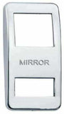 HTS Rocker Switch Trim for Western Star Mirror Chrome Plastic #WS-4001