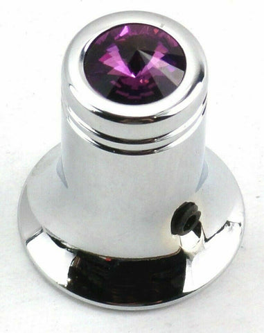 UP CB Radio Knob for Cobra Channel Selector Purple Jewel Chrome #21782 Each