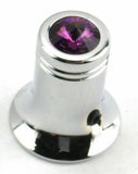 UP CB Radio Knob for Cobra Channel Selector Purple Jewel Chrome #21782 Each