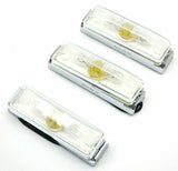 Incandescent Light w/Clear Lens 2 Bulb Marker w/Base HTS#7703C-4436 Set of 3