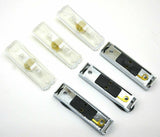 Incandescent Light w/Clear Lens 2 Bulb Marker w/Base HTS#7703C-4436 Set of 3
