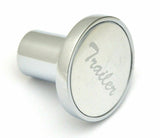 Air Brake Trailer Knob Screw-on Silver Aluminum Sticker Chrome Body UP#23022