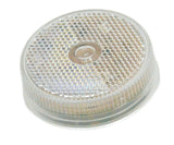 LED Light Red 2 1/2" Reflector Clear Lens 4 LEDs for 2 3/4" Hole GG#76973 Each