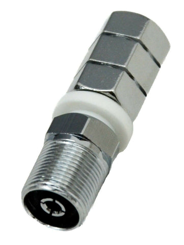 RoadPro CB Antenna Stud 3/8-24, With S0239 Connector Chrome Plated RP-105ADT