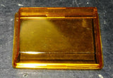 Rectangular Dome Light Lens Amber for 375/377/379 Peterbilt 2 7/8" Long GG#83090
