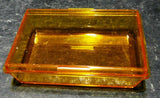 Rectangular Dome Light Lens Amber for 375/377/379 Peterbilt 2 7/8" Long GG#83090
