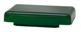 Rectangular Dome Light Lens Green for 359 Peterbilt Kenworth 2 7/8" L GG#83082